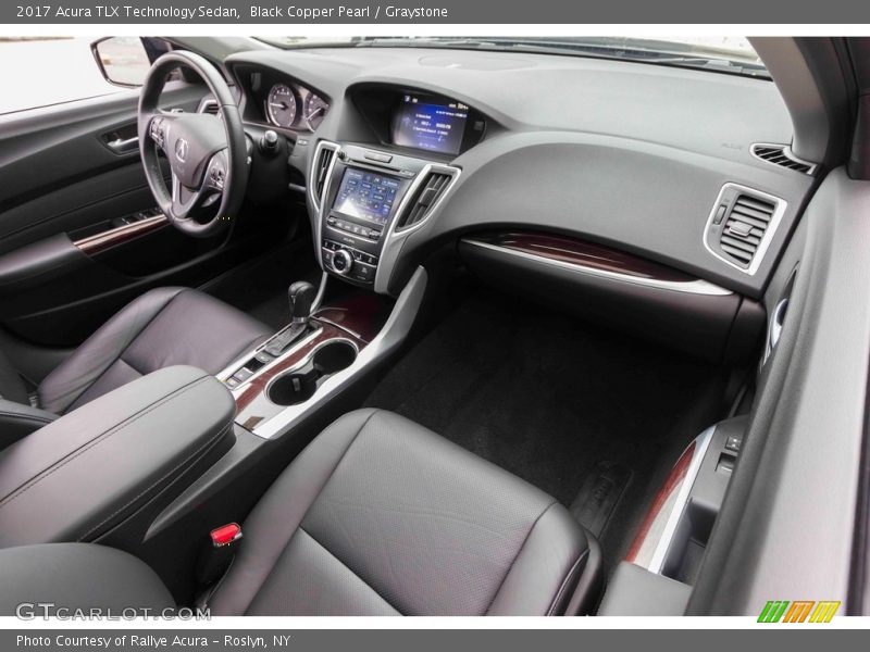 Black Copper Pearl / Graystone 2017 Acura TLX Technology Sedan