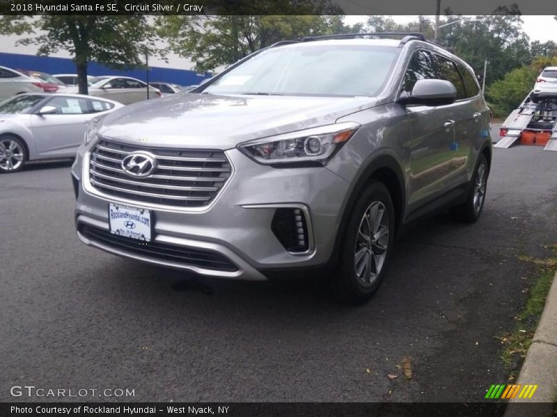 Circuit Silver / Gray 2018 Hyundai Santa Fe SE