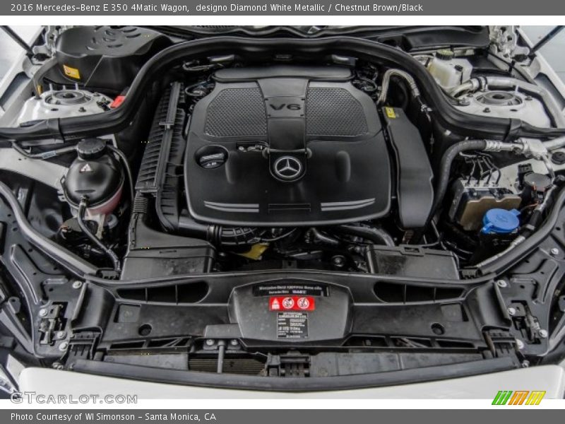 designo Diamond White Metallic / Chestnut Brown/Black 2016 Mercedes-Benz E 350 4Matic Wagon
