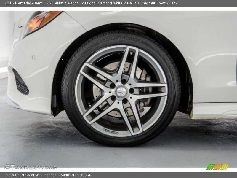 designo Diamond White Metallic / Chestnut Brown/Black 2016 Mercedes-Benz E 350 4Matic Wagon