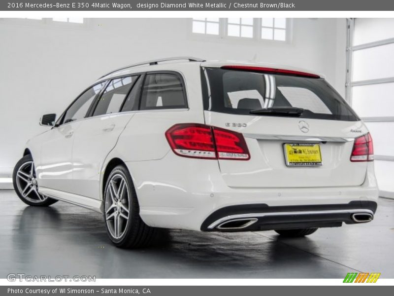 designo Diamond White Metallic / Chestnut Brown/Black 2016 Mercedes-Benz E 350 4Matic Wagon