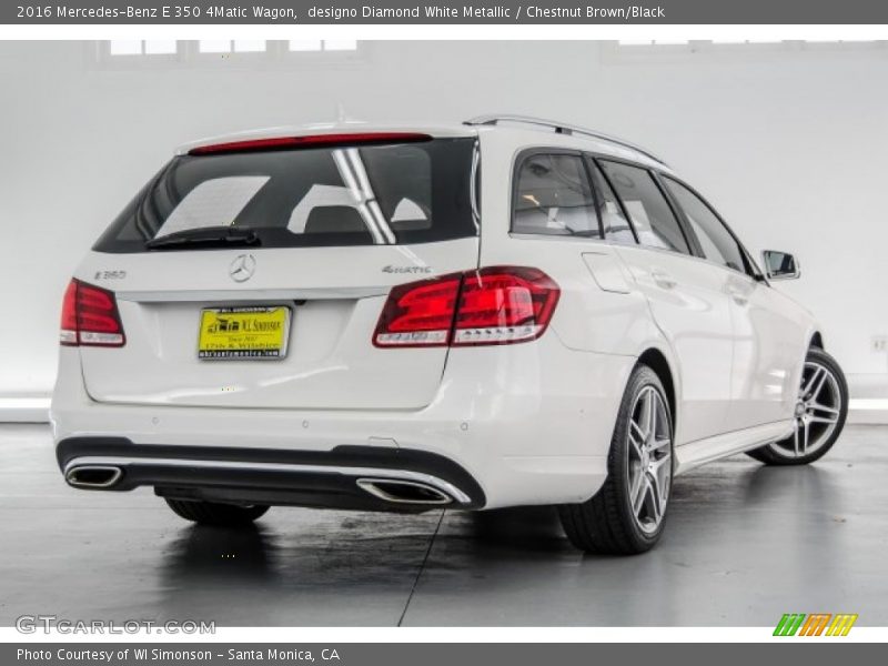 designo Diamond White Metallic / Chestnut Brown/Black 2016 Mercedes-Benz E 350 4Matic Wagon