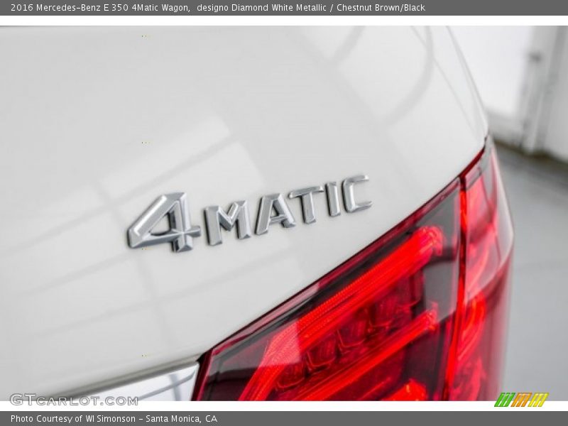 designo Diamond White Metallic / Chestnut Brown/Black 2016 Mercedes-Benz E 350 4Matic Wagon