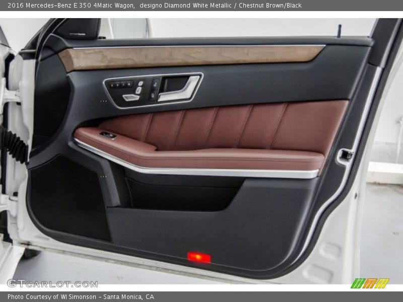 designo Diamond White Metallic / Chestnut Brown/Black 2016 Mercedes-Benz E 350 4Matic Wagon