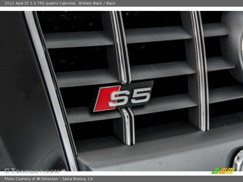 Brilliant Black / Black 2012 Audi S5 3.0 TFSI quattro Cabriolet