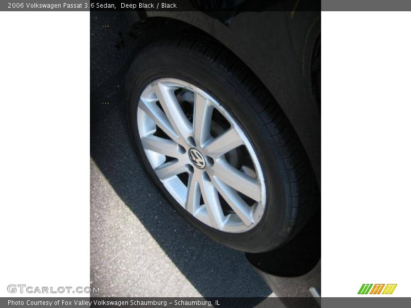 Deep Black / Black 2006 Volkswagen Passat 3.6 Sedan