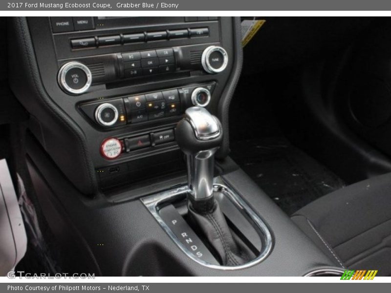 Grabber Blue / Ebony 2017 Ford Mustang Ecoboost Coupe