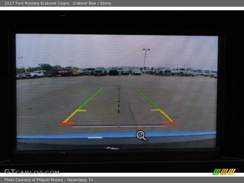 Grabber Blue / Ebony 2017 Ford Mustang Ecoboost Coupe