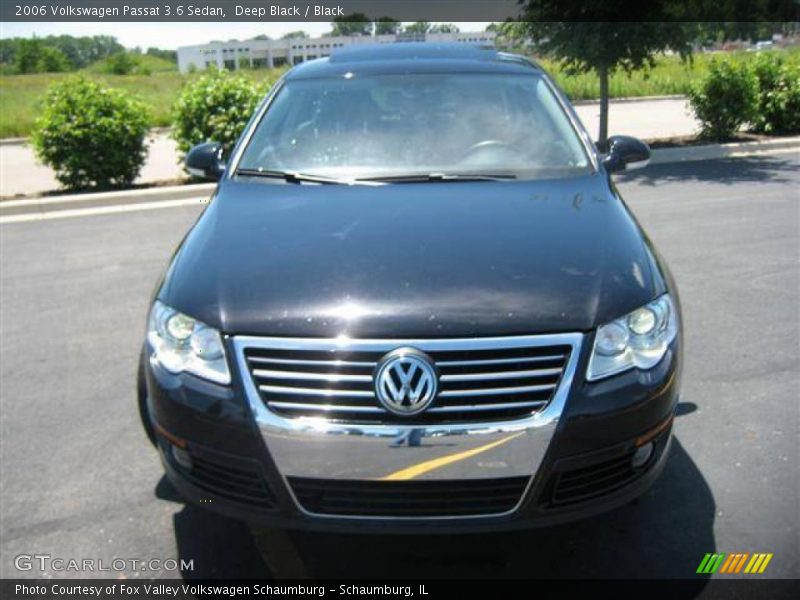 Deep Black / Black 2006 Volkswagen Passat 3.6 Sedan