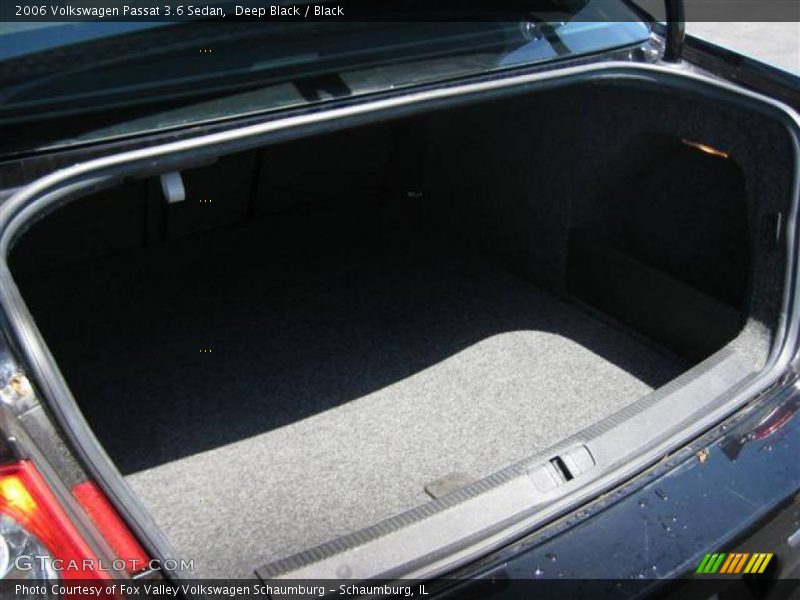 Deep Black / Black 2006 Volkswagen Passat 3.6 Sedan