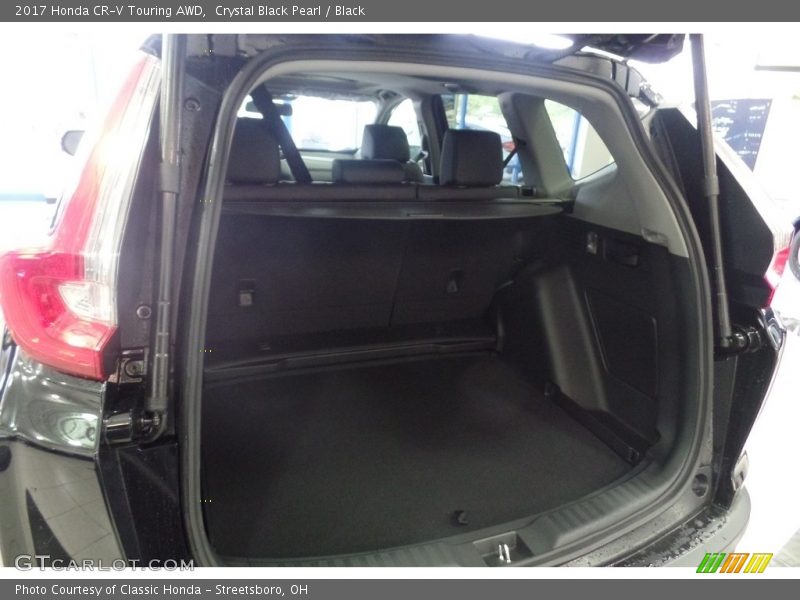 Crystal Black Pearl / Black 2017 Honda CR-V Touring AWD