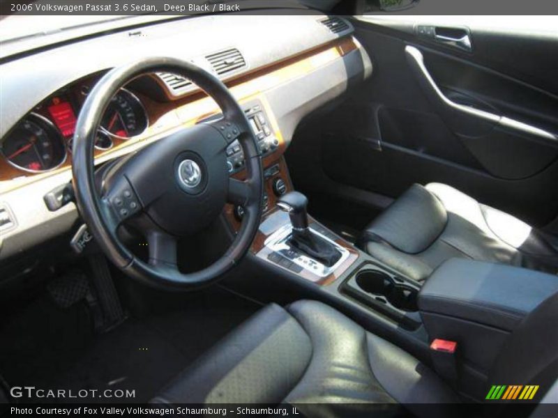 Deep Black / Black 2006 Volkswagen Passat 3.6 Sedan