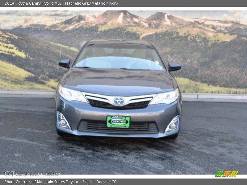 Magnetic Gray Metallic / Ivory 2014 Toyota Camry Hybrid XLE