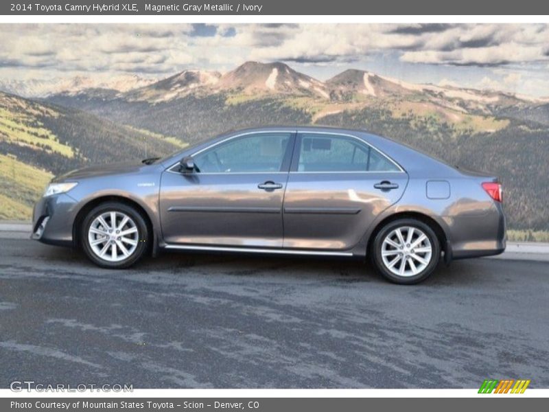 Magnetic Gray Metallic / Ivory 2014 Toyota Camry Hybrid XLE