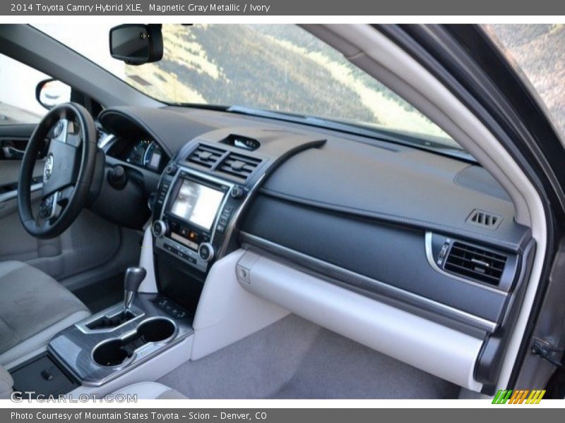Magnetic Gray Metallic / Ivory 2014 Toyota Camry Hybrid XLE