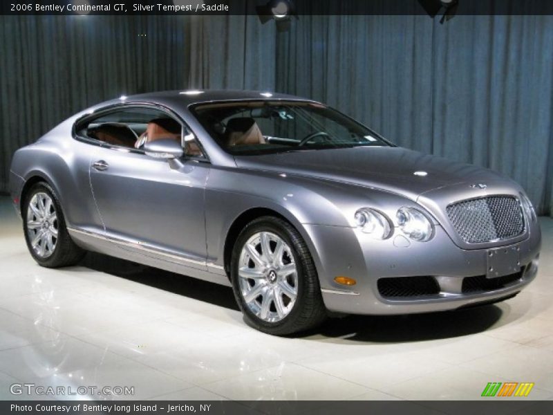 Silver Tempest / Saddle 2006 Bentley Continental GT