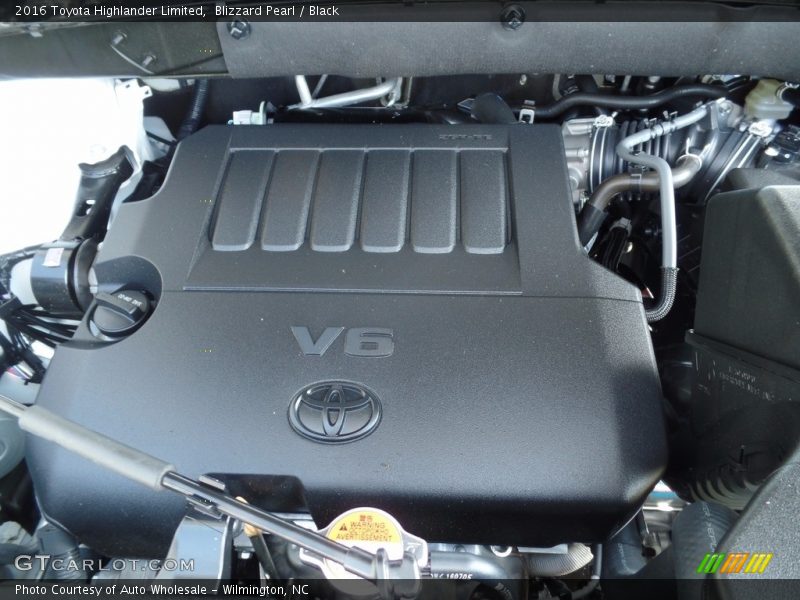 Blizzard Pearl / Black 2016 Toyota Highlander Limited