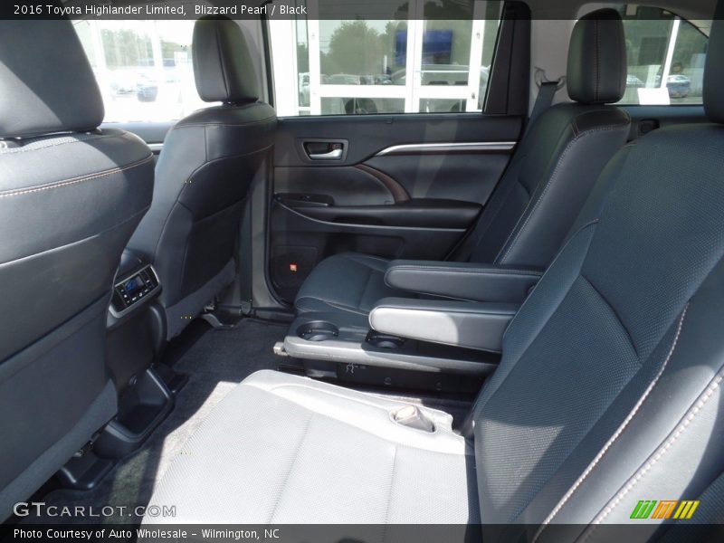 Blizzard Pearl / Black 2016 Toyota Highlander Limited