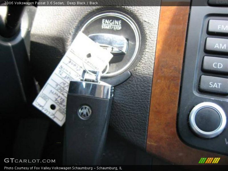 Deep Black / Black 2006 Volkswagen Passat 3.6 Sedan