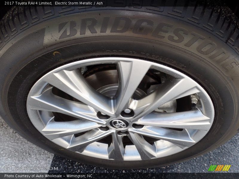 Electric Storm Metallic / Ash 2017 Toyota RAV4 Limited