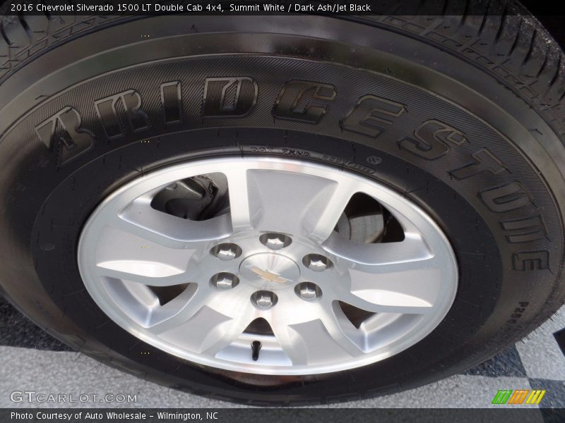Summit White / Dark Ash/Jet Black 2016 Chevrolet Silverado 1500 LT Double Cab 4x4
