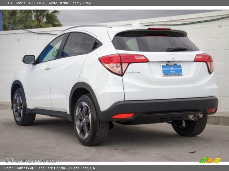 White Orchid Pearl / Gray 2018 Honda HR-V EX-L