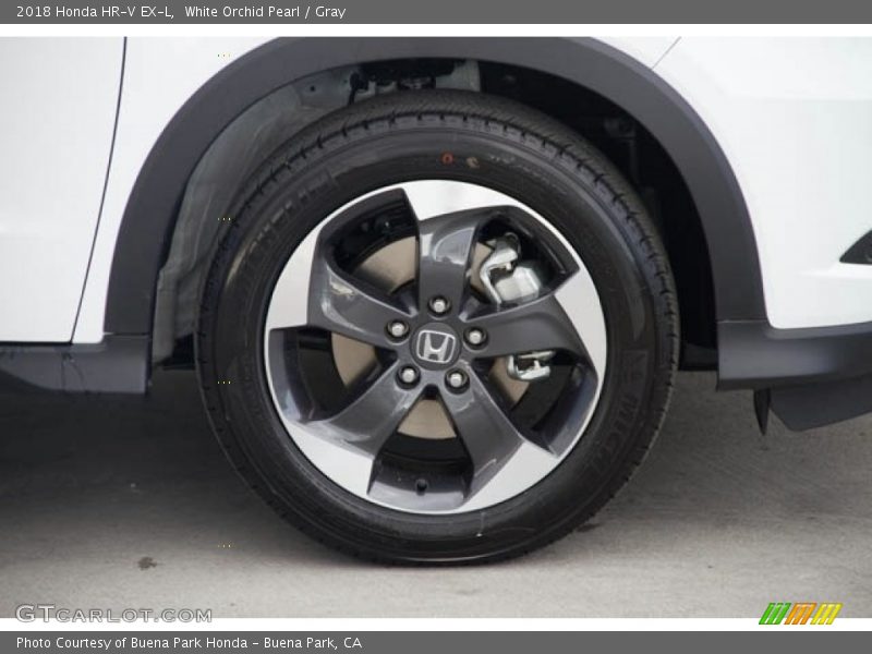 White Orchid Pearl / Gray 2018 Honda HR-V EX-L