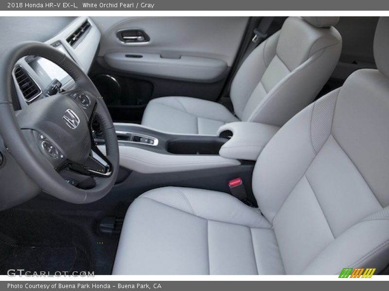 White Orchid Pearl / Gray 2018 Honda HR-V EX-L