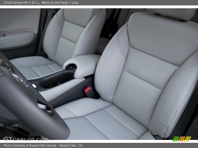 White Orchid Pearl / Gray 2018 Honda HR-V EX-L
