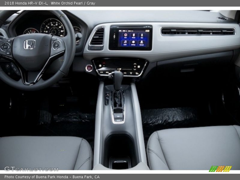 White Orchid Pearl / Gray 2018 Honda HR-V EX-L
