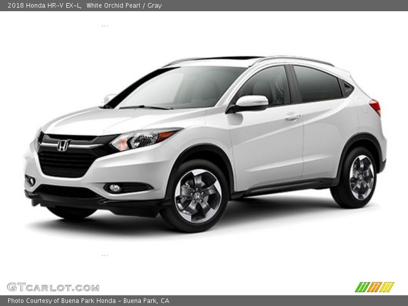 White Orchid Pearl / Gray 2018 Honda HR-V EX-L