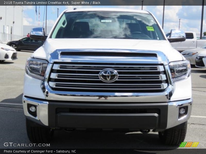 Super White / Black 2018 Toyota Tundra Limited CrewMax 4x4