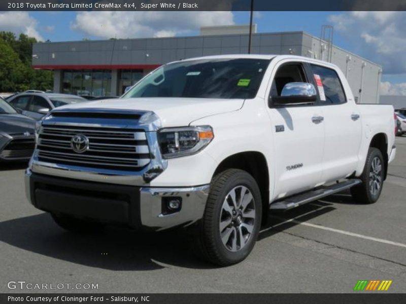 Super White / Black 2018 Toyota Tundra Limited CrewMax 4x4
