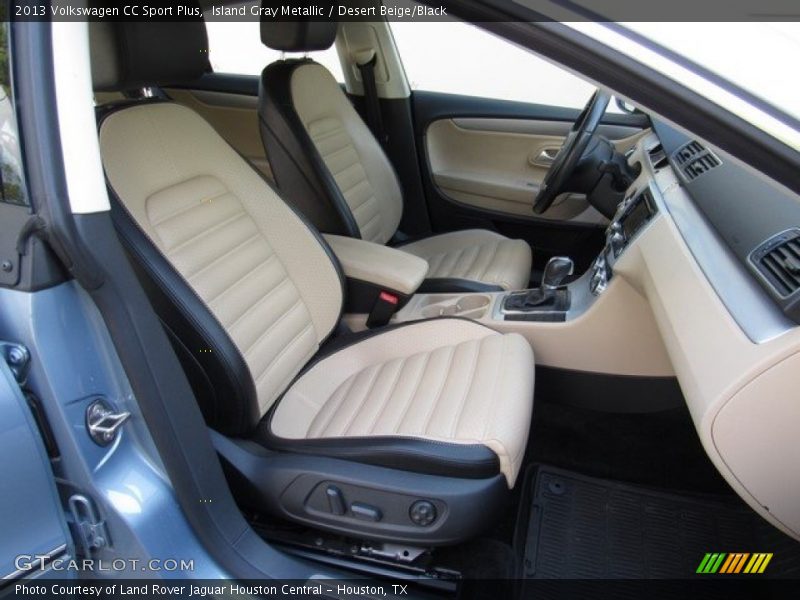 Island Gray Metallic / Desert Beige/Black 2013 Volkswagen CC Sport Plus