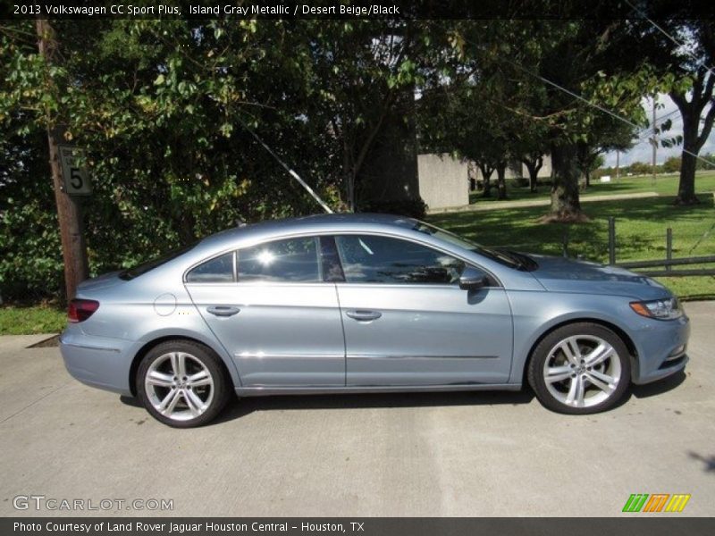 Island Gray Metallic / Desert Beige/Black 2013 Volkswagen CC Sport Plus