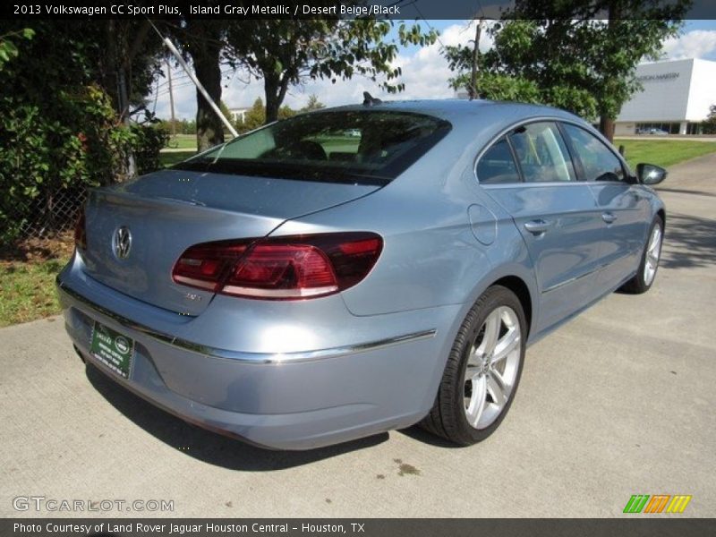 Island Gray Metallic / Desert Beige/Black 2013 Volkswagen CC Sport Plus