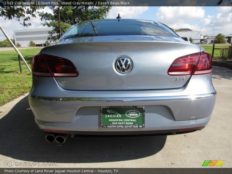 Island Gray Metallic / Desert Beige/Black 2013 Volkswagen CC Sport Plus