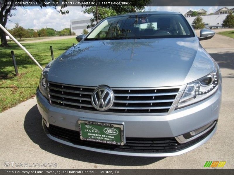 Island Gray Metallic / Desert Beige/Black 2013 Volkswagen CC Sport Plus