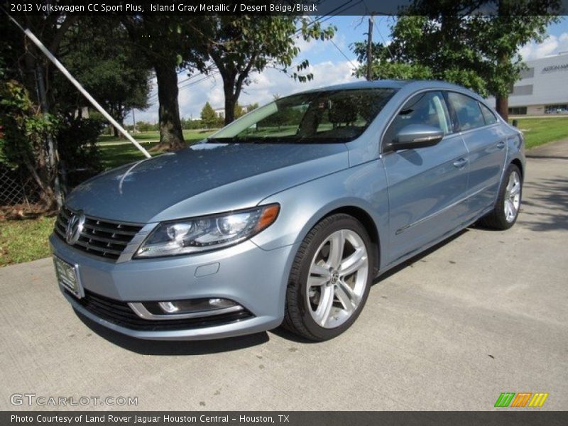 Island Gray Metallic / Desert Beige/Black 2013 Volkswagen CC Sport Plus