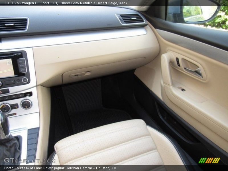 Island Gray Metallic / Desert Beige/Black 2013 Volkswagen CC Sport Plus