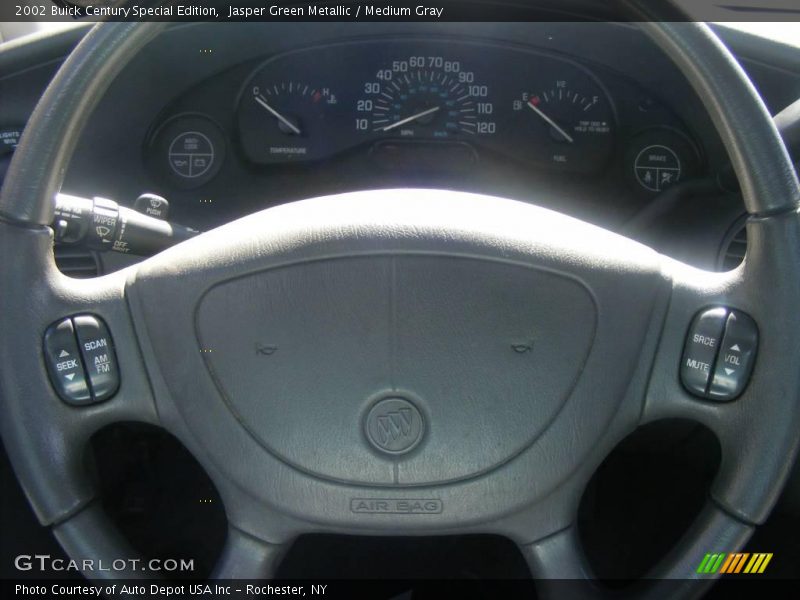 Jasper Green Metallic / Medium Gray 2002 Buick Century Special Edition