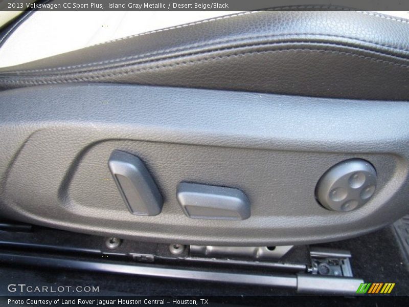 Island Gray Metallic / Desert Beige/Black 2013 Volkswagen CC Sport Plus