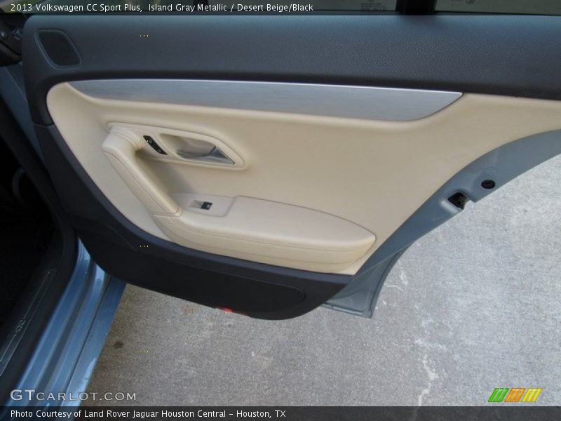 Island Gray Metallic / Desert Beige/Black 2013 Volkswagen CC Sport Plus
