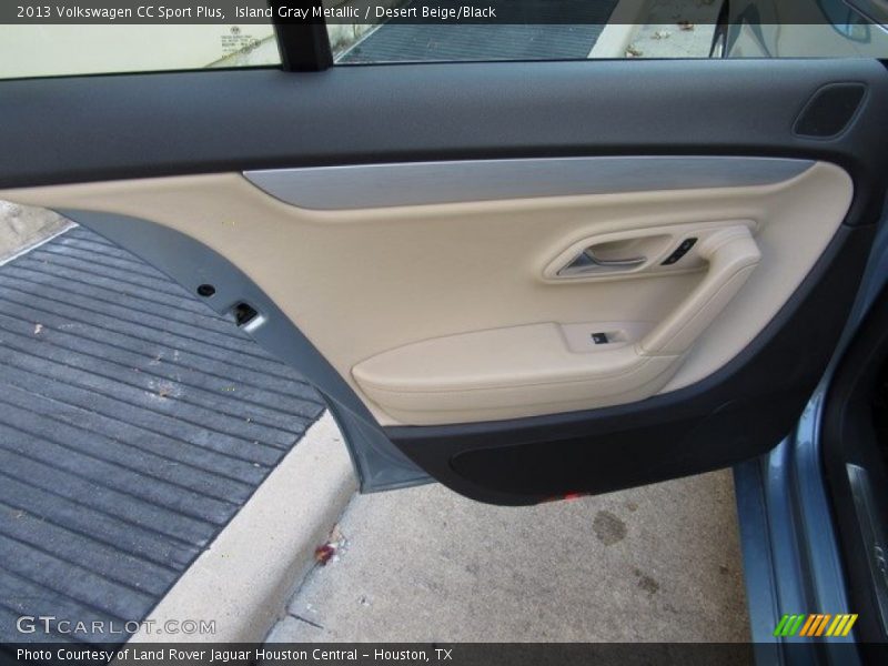 Island Gray Metallic / Desert Beige/Black 2013 Volkswagen CC Sport Plus