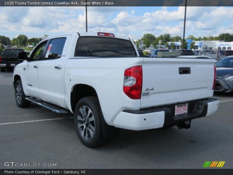 Super White / Black 2018 Toyota Tundra Limited CrewMax 4x4