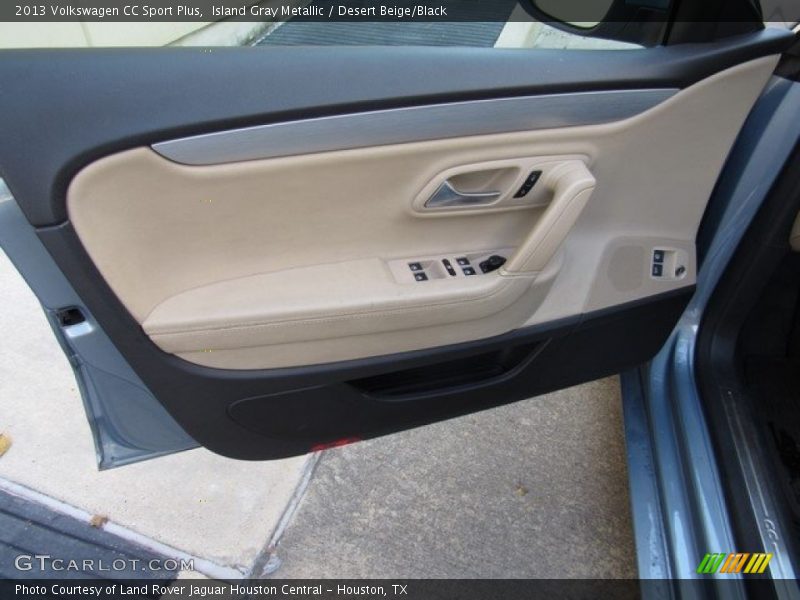 Island Gray Metallic / Desert Beige/Black 2013 Volkswagen CC Sport Plus