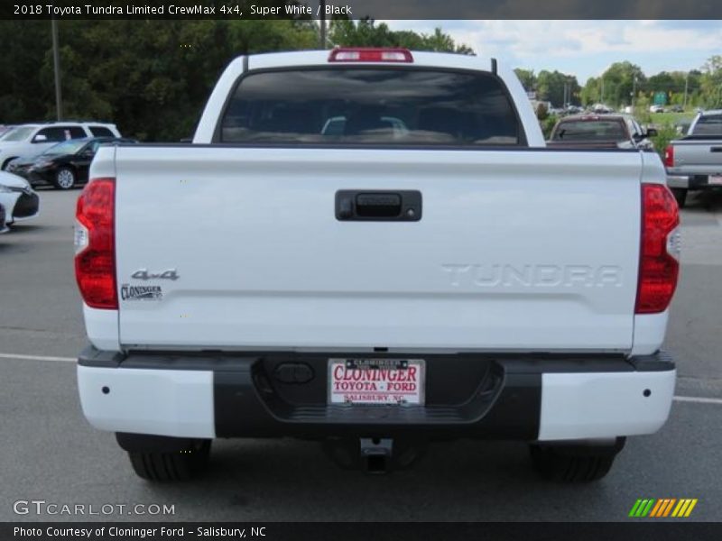 Super White / Black 2018 Toyota Tundra Limited CrewMax 4x4