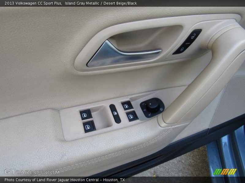 Island Gray Metallic / Desert Beige/Black 2013 Volkswagen CC Sport Plus