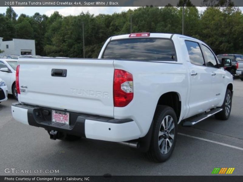 Super White / Black 2018 Toyota Tundra Limited CrewMax 4x4