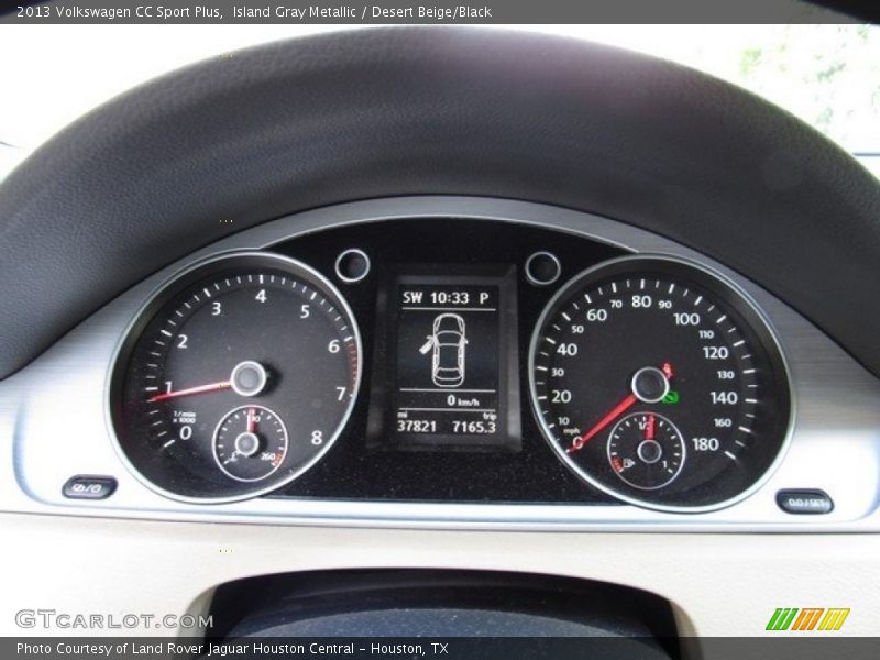 Island Gray Metallic / Desert Beige/Black 2013 Volkswagen CC Sport Plus